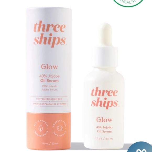 THREE SHIPS GLOW 49% JOJOBA SERUM 30 ML - Picture 1 of 7